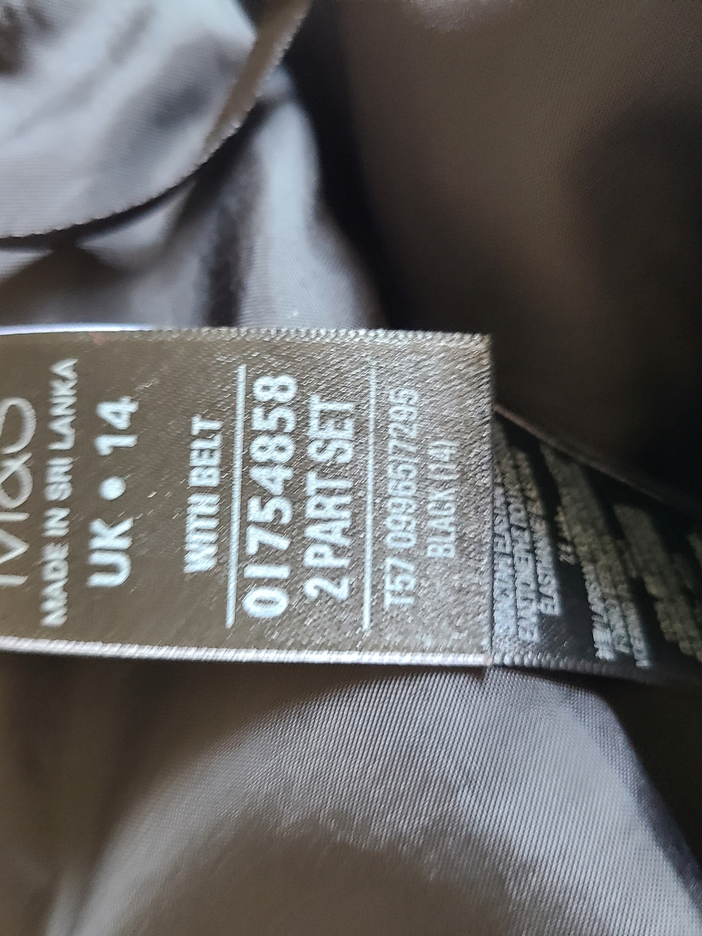 Marks & Spencer Black Pencil Skirt - Tailored Office Classic - Picture 2 of 4